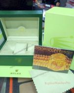 Replica Rolex Box For Sale - Green Wooden Watch Box-Replacement Rolex Box